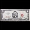 Image 2 : 1963 $2 Red seal United States Note Grades Gem CU