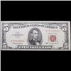 Image 2 : 1963 $5 Red seal United States Note Grades xf+