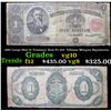Image 1 : 1891 Large Size $1 Treasury Note Fr-351. Tillman Morgan Signatures Grades vg+