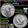 Image 1 : ***Auction Highlight*** 1930-p Standing Liberty Quarter 25c Graded Choice Unc FH By USCG (fc)