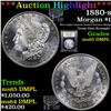 Image 1 : ***Auction Highlight*** 1880-s Morgan Dollar $1 Graded GEM Unc DMPL By USCG (fc)
