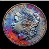 Image 2 : ***Auction Highlight*** 1894-s Rainbow Toned Morgan Dollar $1 Graded Select Unc By USCG (fc)