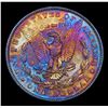 Image 3 : ***Auction Highlight*** 1894-s Rainbow Toned Morgan Dollar $1 Graded Select Unc By USCG (fc)