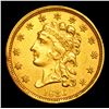 Image 2 : ***Auction Highlight*** 1836-p HM-6 Script 8 Classic Head $2.50 Gold Graded Select Unc By USCG (fc)
