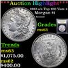 Image 1 : ***Auction Highlight*** 1882-o/s Top 100 Vam 4 Morgan Dollar $1 Graded Select Unc By USCG (fc)