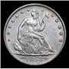 Image 2 : ***Auction Highlight*** 1853-p Arrows & Rays Seated Half Dollar 50c Graded Choice AU/BU Slider By US