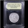 Image 4 : ***Auction Highlight*** 1853-p Arrows & Rays Seated Half Dollar 50c Graded Choice AU/BU Slider By US
