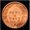 Image 3 : ***Auction Highlight*** 1863 Liberty Cap Civil War Token 1c Graded Gem+ Unc RD By USCG (fc)