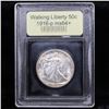Image 2 : ***Auction Highlight*** 1916-p Walking Liberty Half Dollar 50c Graded Choice+ Unc By USCG (fc)
