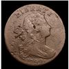 Image 2 : *Highlight Of Entire Auction* 1799 Draped Bust Large Cent 1c Graded vf details By USCG (fc)