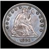 Image 2 : ***Auction Highlight*** 1880-p Seated Liberty Quarter 25c Graded Select+ Unc By USCG (fc)