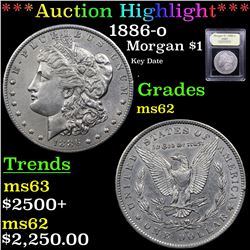 ***Auction Highlight*** 1886-o Morgan Dollar $1 Graded Select Unc By USCG (fc)