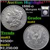 Image 1 : ***Auction Highlight*** 1886-o Morgan Dollar $1 Graded Select Unc By USCG (fc)