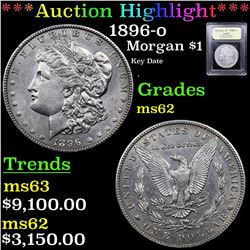 ***Auction Highlight*** 1896-o Morgan Dollar $1 Graded Select Unc By USCG (fc)