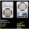 Image 1 : NGC 1902-o Morgan Dollar $1 Graded ms63 By NGC
