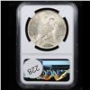 Image 3 : NGC 1923-p Peace Dollar $1 Graded ms64 By NGC