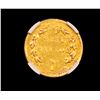 Image 3 : NGC 1866 Round Liberty Bg-804 R4 California Fractional Gold 25c Graded au50 By NGC