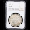 Image 2 : 1896-p Morgan Dollar $1 Graded ms63 By NGC