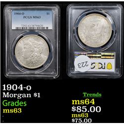 PCGS 1904-o Morgan Dollar $1 Graded ms63 By PCGS
