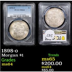 PCGS 1898-o Morgan Dollar $1 Graded ms64 By PCGS
