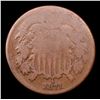 Image 2 : 1871 Two Cent Piece 2c Grades g+