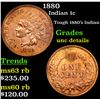 Image 1 : 1880 Indian Cent 1c Grades Unc Details