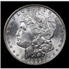 Image 2 : 1886-p Rainbow Toned Morgan Dollar $1 Grades Select Unc