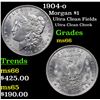 Image 1 : 1904-o Morgan Dollar $1 Grades GEM+ Unc