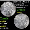 Image 1 : 1897/18-7-s Vam 2 Morgan Dollar $1 Grades Select Unc