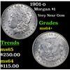 Image 1 : 1901-o Morgan Dollar $1 Grades Choice+ Unc