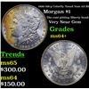 Image 1 : 1886/188-p Colorfly Toned Vam 4A R6 Morgan Dollar $1 Grades Choice+ Unc