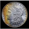 Image 2 : 1886/188-p Colorfly Toned Vam 4A R6 Morgan Dollar $1 Grades Choice+ Unc