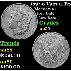 1897-o Vam 11 R5 Morgan Dollar $1 Grades Choice AU