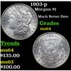 Image 1 : 1903-p Morgan Dollar $1 Grades Choice Unc
