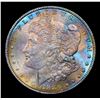 Image 2 : 1886/188-p Rainbow Toned Vam 4 Morgan Dollar $1 Grades Choice+ Unc