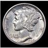 Image 2 : 1936-d Mercury Dime 10c Grades Select Unc FSB