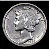 Image 2 : 1935-d Mercury Dime 10c Grades xf+