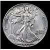 Image 2 : 1942-p Walking Liberty Half Dollar 50c Grades Select+ Unc