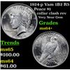 Image 1 : 1924-p Vam 1B2 R5 Peace Dollar $1 Grades Choice+ Unc