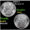 Image 1 : 1885-o Morgan Dollar $1 Grades Choice Unc