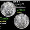 Image 1 : 1884-o Morgan Dollar $1 Grades Select Unc