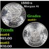 Image 1 : 1880-s Morgan Dollar $1 Grades Select+ Unc
