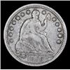 Image 2 : 1855-p Seated Liberty Half Dime 1/2 10c Grades vf++