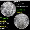 Image 1 : 1899-o Morgan Dollar $1 Grades Choice+ Unc