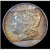 Image 2 : 1886-p Rainbow Toned Morgan Dollar $1 Grades Choice Unc