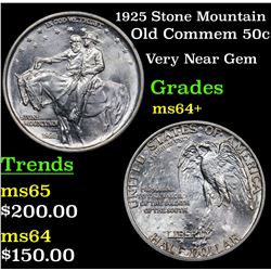 1925 Stone Mountain Old Commem Half Dollar 50c Grades Choice+ Unc