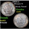 Image 1 : 1904-o Morgan Dollar $1 Grades Select Unc
