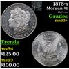 Image 1 : 1878-s Morgan Dollar $1 Grades Select+ Unc