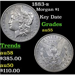 1883-s Morgan Dollar $1 Grades Choice AU