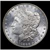 Image 2 : 1886-p Rainbow Toned Morgan Dollar $1 Grades Select+ Unc